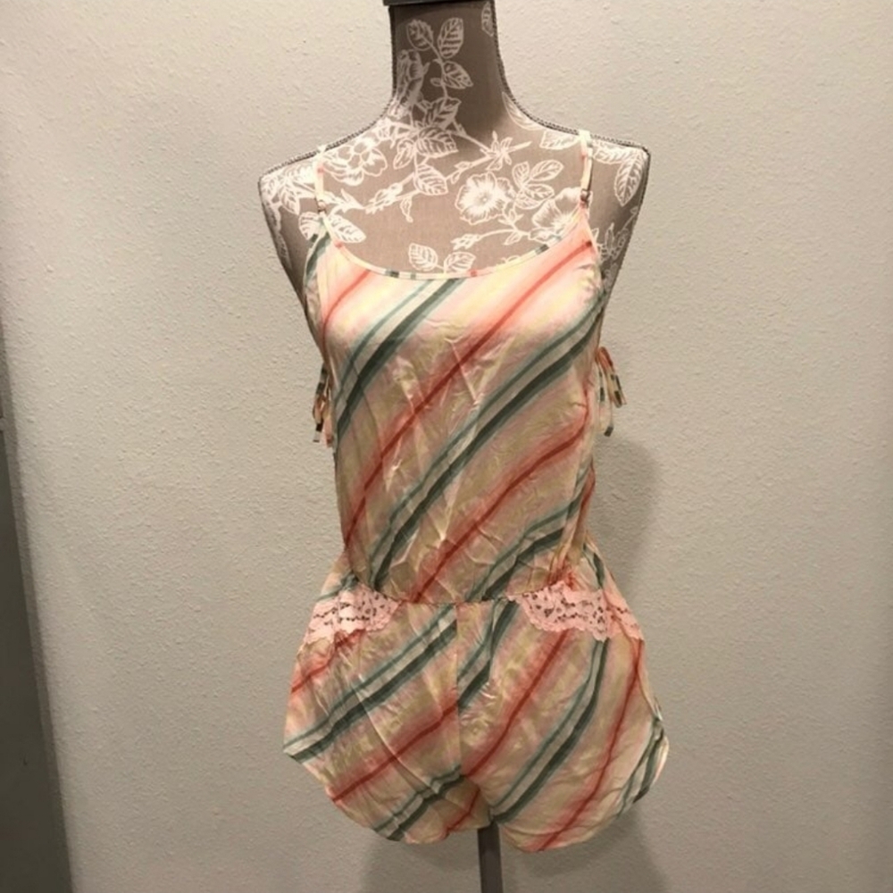 Victoria's Secret Stripe Romper XS - Picture 2 of 8
